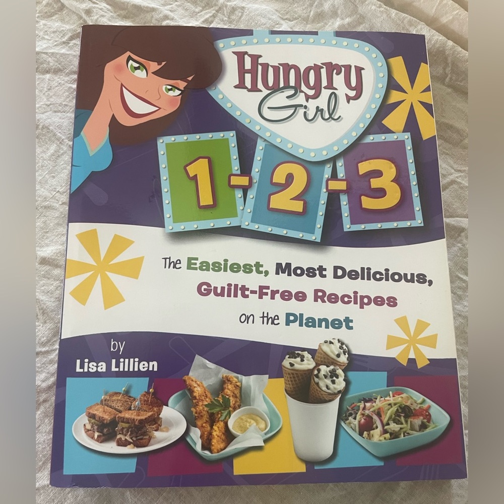 Vintage HUNGRY GIRL 1-2-3 2010 Cookbook/Recipes
